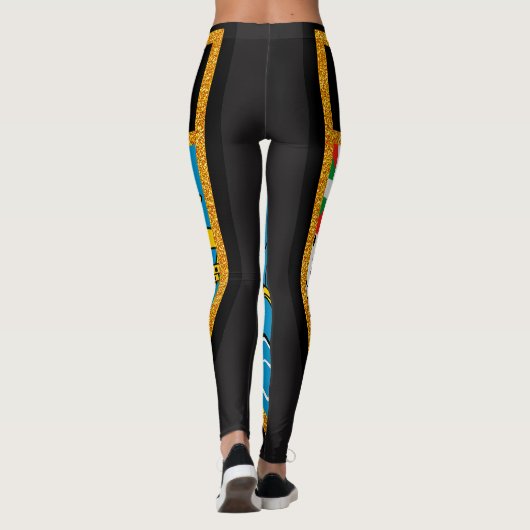 Vlag Saint-Pierre en Miquelon Leggings (Achterkant)