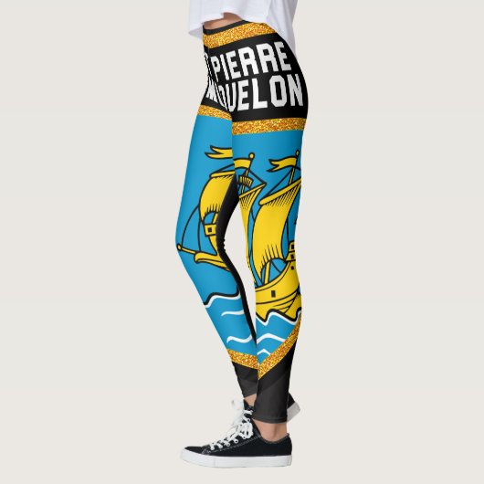 Vlag Saint-Pierre en Miquelon Leggings (Links)