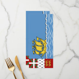 Vlag Saint-Pierre en Miquelon Menu