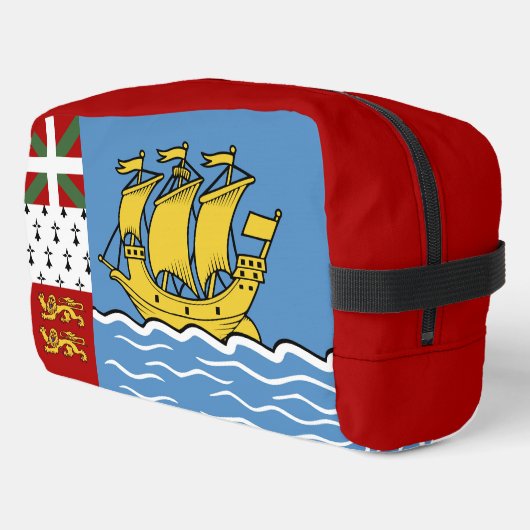 Vlag Saint-Pierre en Miquelon Toilettasje (Linkerhoek)