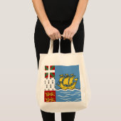 Vlag Saint-Pierre en Miquelon Tote Bag (Voorkant (product))