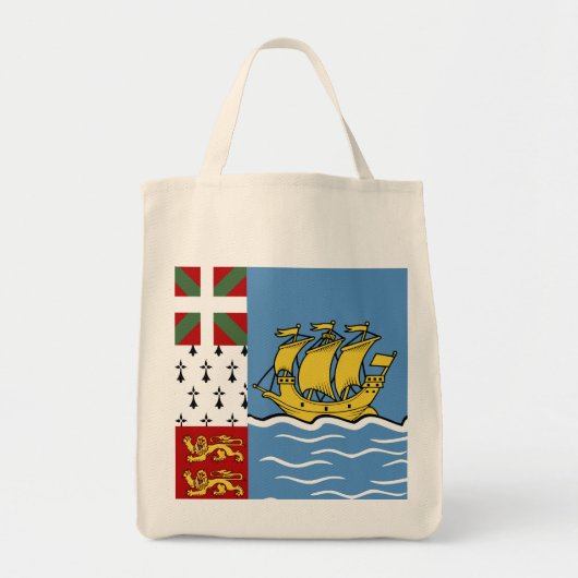 Vlag Saint-Pierre en Miquelon Tote Bag (Voorkant)