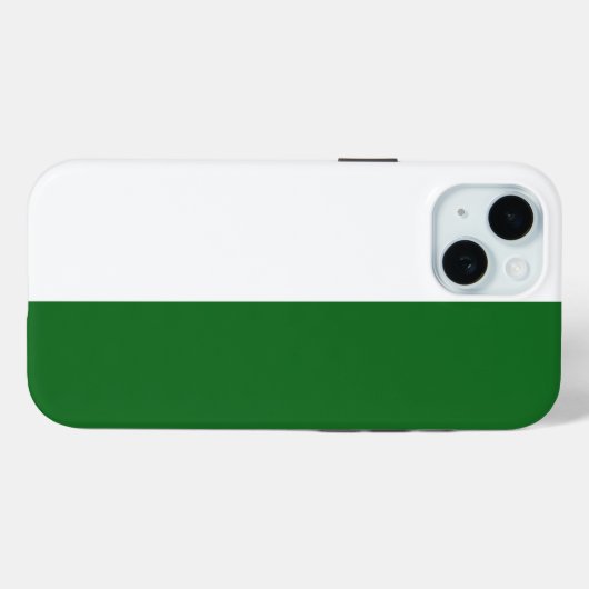 Vlag Saksen-Hoesje-Mate iPhone Case (Achterkant (horizontaal))