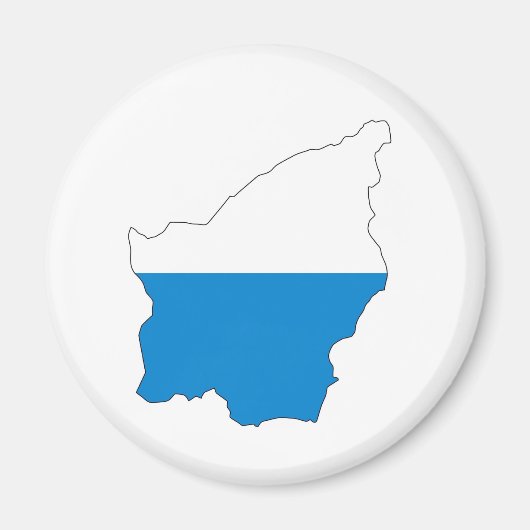 vlag san marino magneet (Voorkant)