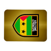 Vlag São Tomé e Príncipe Magneet (Horizontaal)
