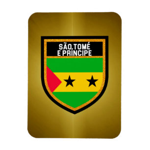 Vlag São Tomé e Príncipe Magneet