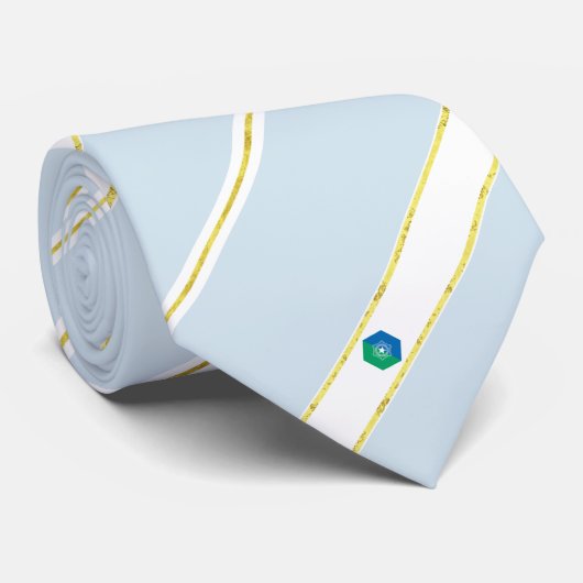 vlag Sapporo-strepen Stropdas (Opgerold)