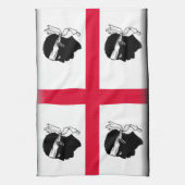 vlag Sardinië (Italië) Theedoek (Verticaal)