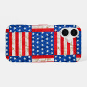 Vlag Schachbrett iPhone 16 Hoesje (Achterkant horizontaal)