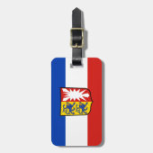 Vlag Schleswig-Holstein Bagagelabel (Voorkant verticaal)
