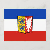 Vlag Schleswig-Holstein Briefkaart (Voorkant)