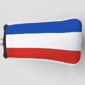 Vlag Schleswig-Holstein Golf Head Hoesje Golfheadcover (Voorkant)