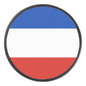 Vlag Schleswig-Holstein Hockey Puck (Voorkant)