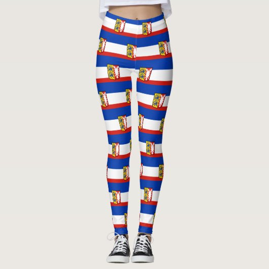 Vlag Schleswig-Holstein Leggings (Voorkant)
