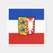 Vlag Schleswig-Holstein Paper Napkins Servet (Voorkant)