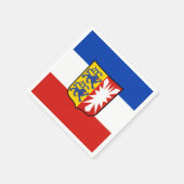 Vlag Schleswig-Holstein Paper Napkins Servet (Hoek)