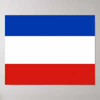 Vlag Schleswig-Holstein Poster