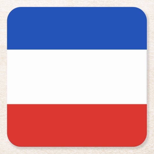 Vlag Schleswig-Holstein Square Paper Onderzetter (Voorkant)