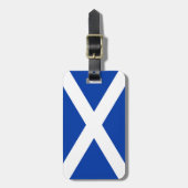 Vlag Schotland Saltire - Afbeelding van hoge kwali Bagagelabel (Voorkant verticaal)