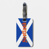 Vlag Schotland Saltire - Afbeelding van hoge kwali Bagagelabel (Achterkant verticaal)