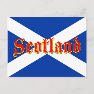 Vlag Schotland Saltire - Afbeelding van hoge kwali Briefkaart