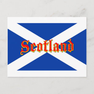 Vlag Schotland Saltire - Afbeelding van hoge kwali Briefkaart