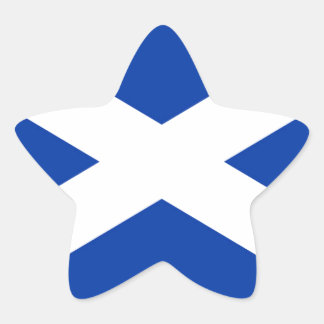Vlag Schotland Saltire - Afbeelding van hoge kwali Ster Sticker