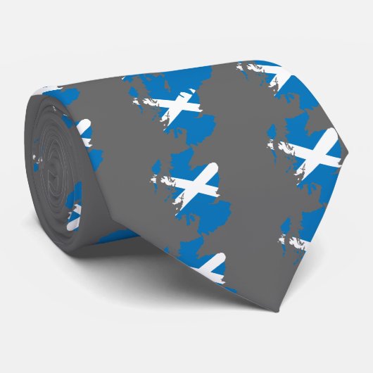 vlag Schotland Stropdas (Opgerold)