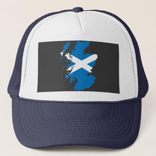 vlag Schotland Trucker Pet (Voorkant)