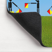 Vlag Semafoor Quiz - Golf Muismat (Hoek)