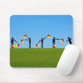 Vlag Semafoor Quiz - Golf Muismat (Met muis)