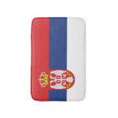 vlag Servië Badmat (Voorkant Verticaal)