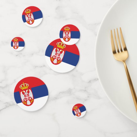 vlag Servië Confetti (Groep)