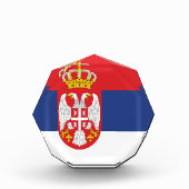 vlag Servië Fotoblokken (Voorkant)