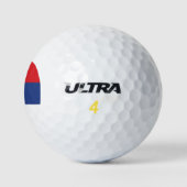 vlag Servië Golfballen (Logo)
