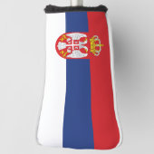 vlag Servië Golfheadcover (Draai 90)