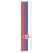 vlag Servië Korte Tafelloper (Voorkant)