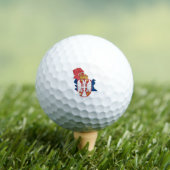 Vlag Servië-land Golfballen (Insitu Shirt)