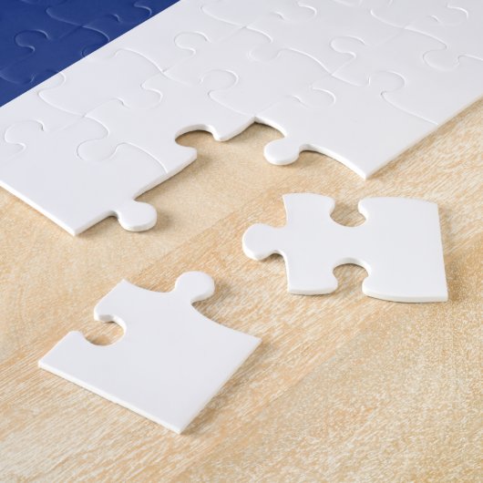 vlag Servië Legpuzzel (Zijkant)