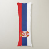 vlag Servië Lichaamskussen (Voorkant Verticaal)