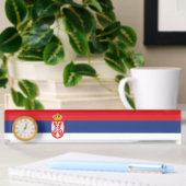 vlag Servië Naambordje