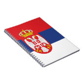 vlag Servië Notitieboek (Rechterzijde)