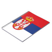 vlag Servië Notitieboek (Linkerzijde)