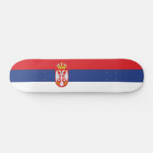 vlag Servië Persoonlijk Skateboard (Horizontaal)