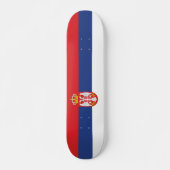 vlag Servië Persoonlijk Skateboard (Voorkant)