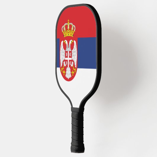vlag Servië Pickleball Paddle (Links)