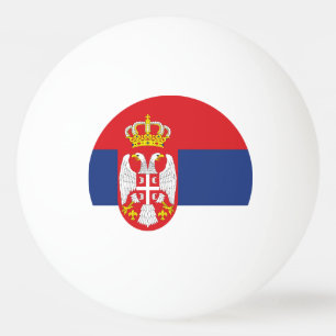 vlag Servië Pingpongbal