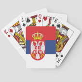 vlag Servië Pokerkaarten (Achterkant)