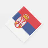 vlag Servië Servet (Hoek)