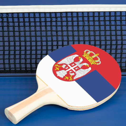 vlag Servië Tafeltennisbatje (Insitu)